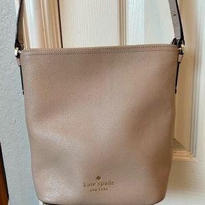 Kate Spade crossbody bucket bag.
